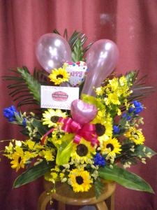 バルーンアレンジ始めました♪｜「フラワーギフト　花屋さん」　（福井県福井市の花キューピット加盟店 花屋）のブログ