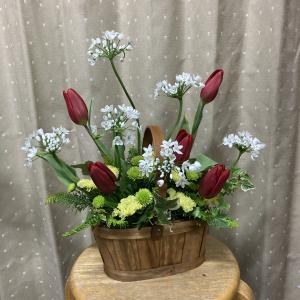 春のお花のアレンジメント♪｜「フラワーギフト　花屋さん」　（福井県福井市の花キューピット加盟店 花屋）のブログ
